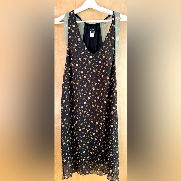 J. Crew Floral Tiered Silk Midi Sundress - Picture 1 of 8